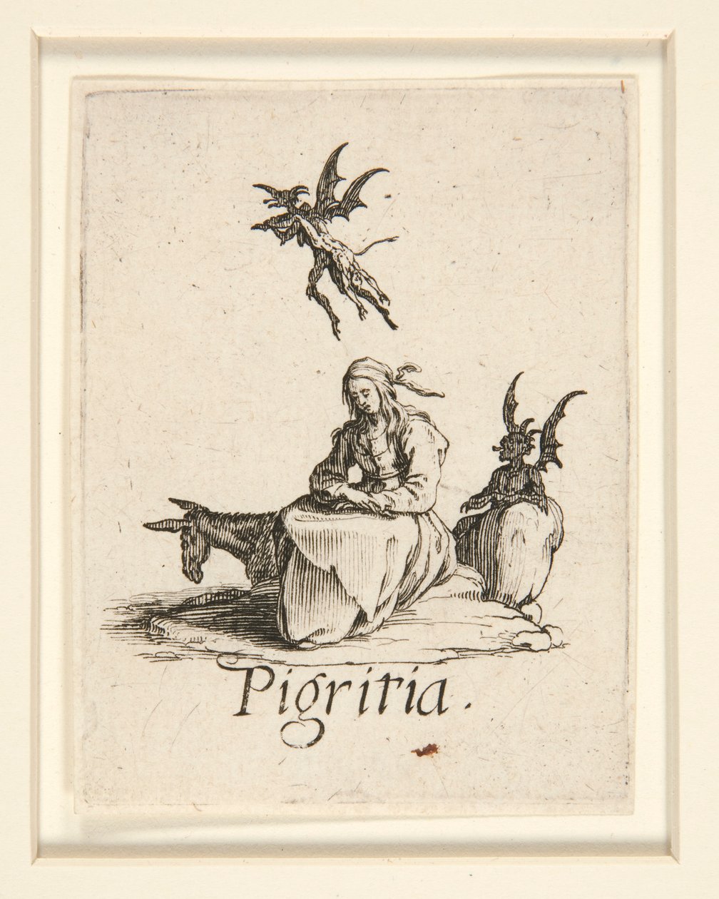 The Seven Deadly Sins: Sloth by Jacques Callot
