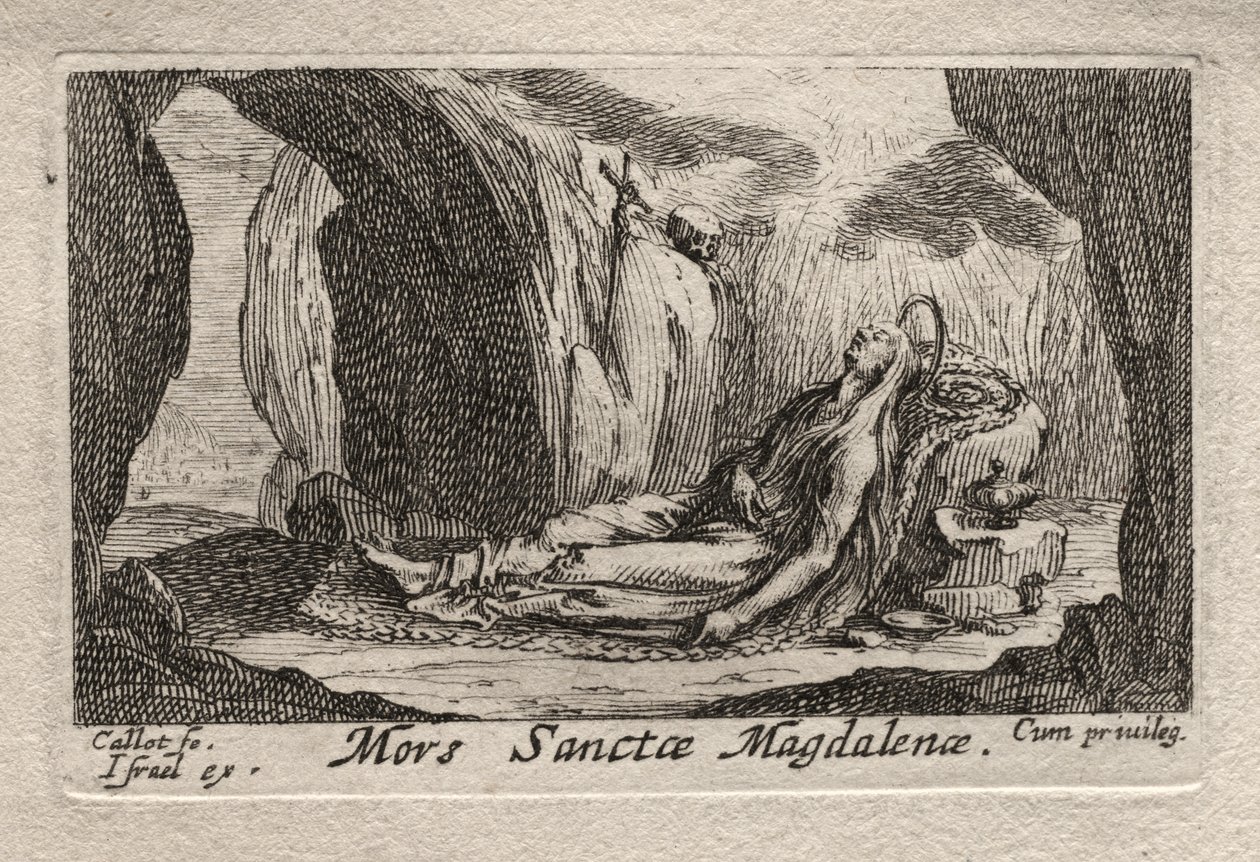 The Penitents: Death of St. Magdalene by Jacques Callot