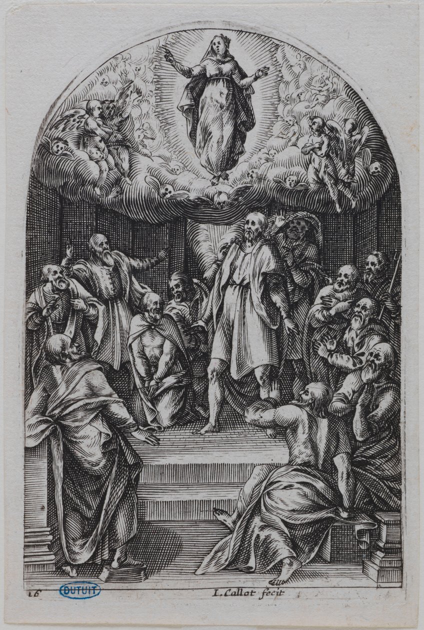 The Paintings of Rome, The Assumption by Jacques Callot