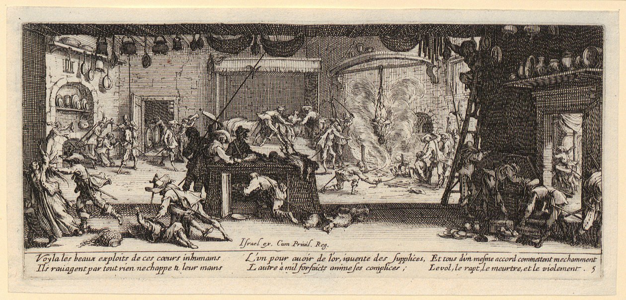 Plundering of a Farm, Plate 5 from the Series 