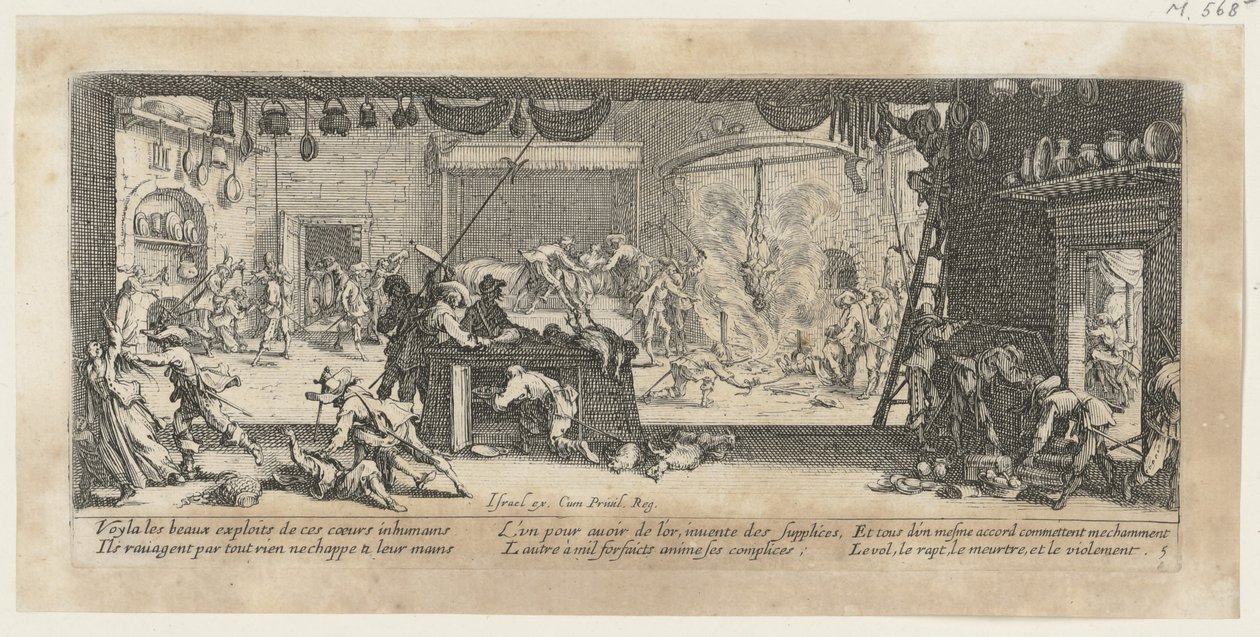 Pillaging of a Farm, Plate 5 from the Series 