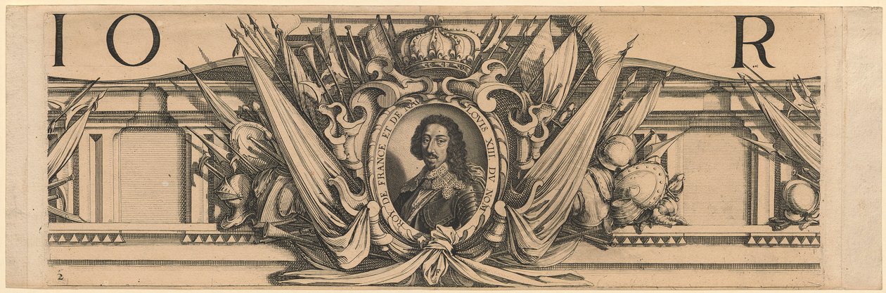 Portrait of King Louis XIII by Jacques Callot