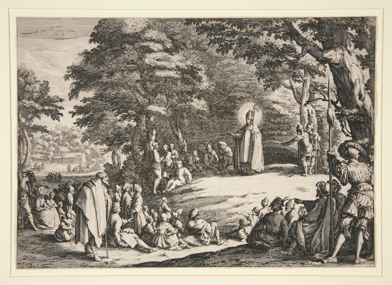 Saint Amond by Jacques Callot