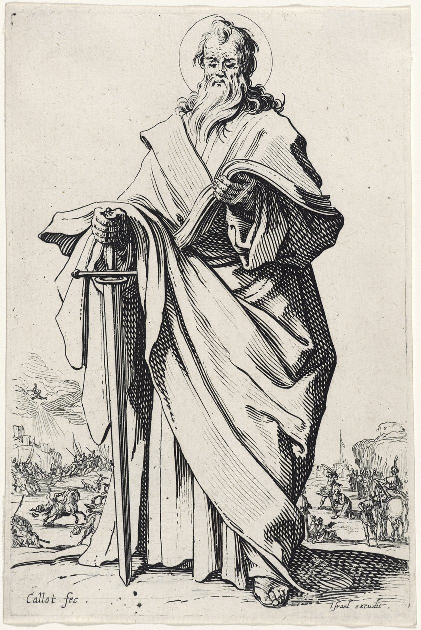 Saint Paul (The Large Apostles) by Jacques Callot