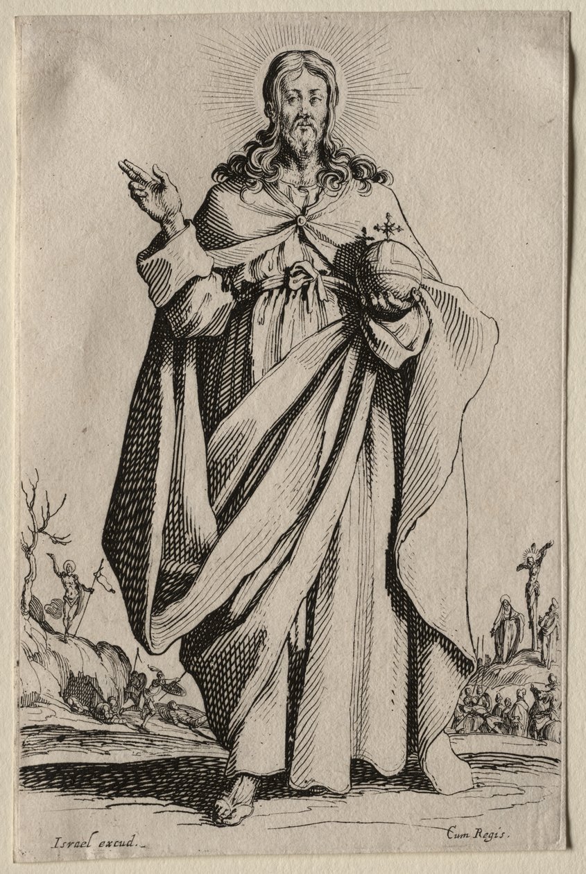 The Large Apostles: The Savior by Jacques Callot