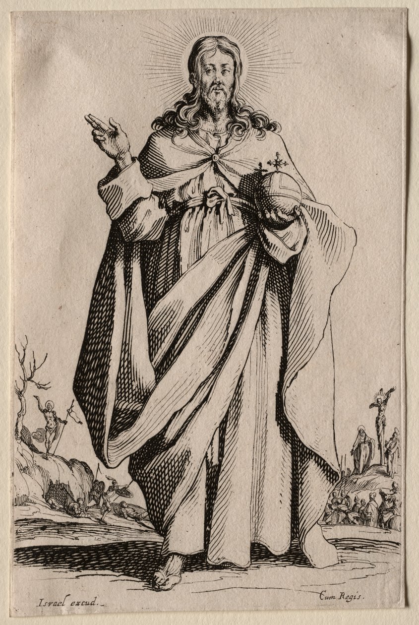 The Large Apostles: The Savior by Jacques Callot