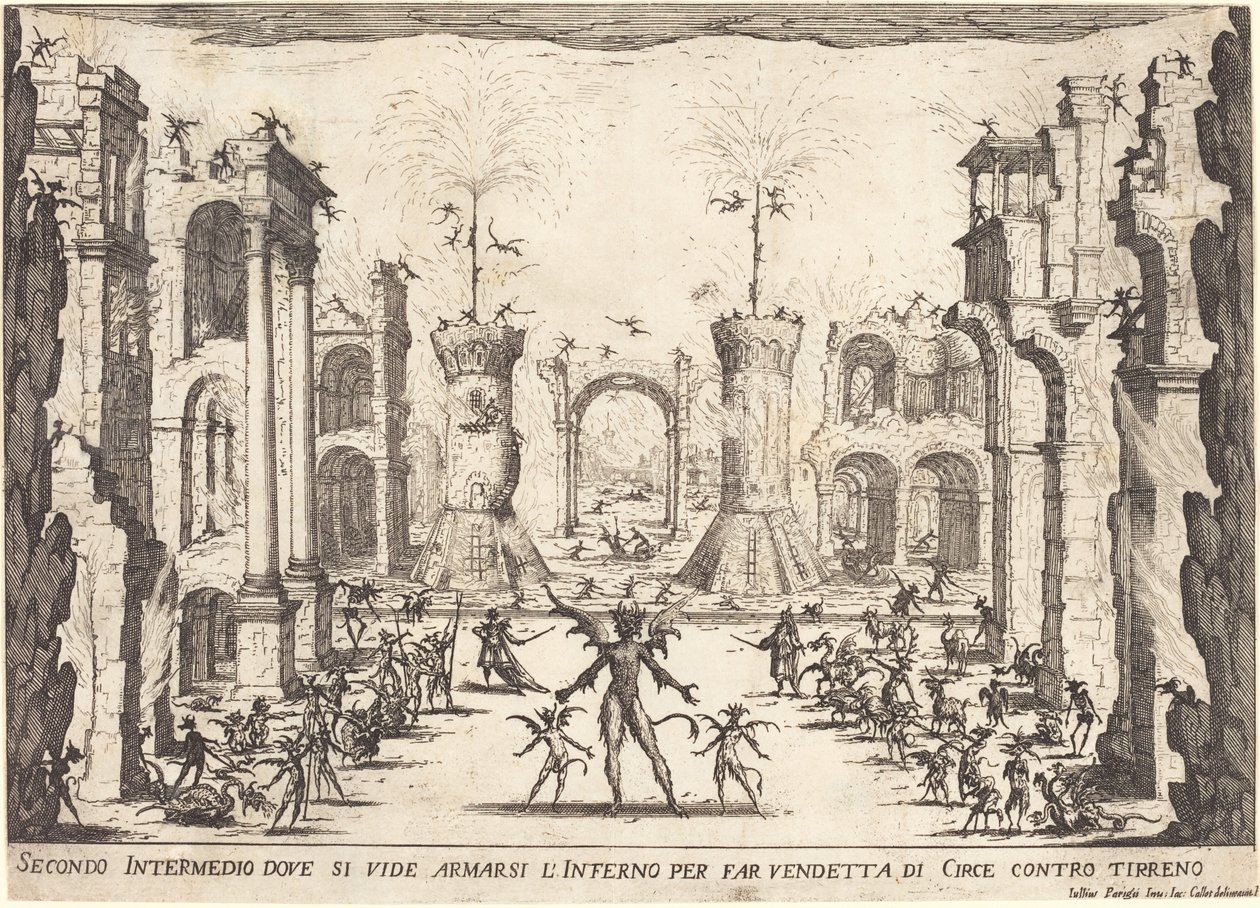 Second Intermezzo by Jacques Callot