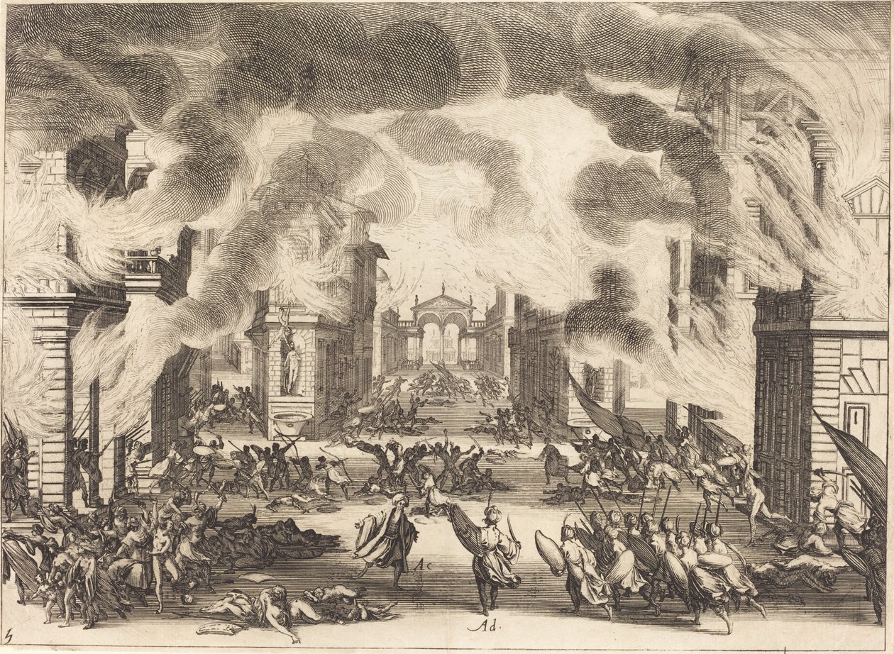 Solimano, Act V by Jacques Callot