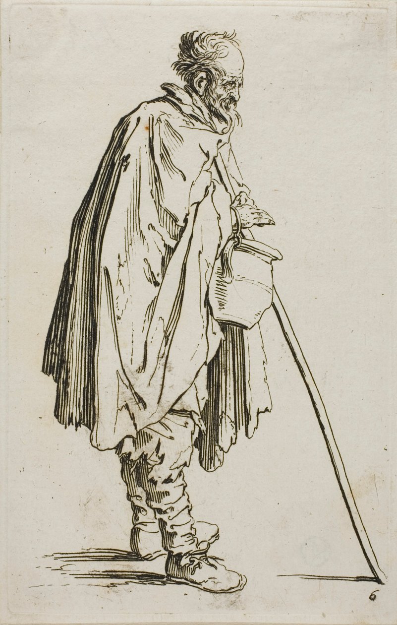 The Beggar with a Footwarmer, plate six from The Beggars