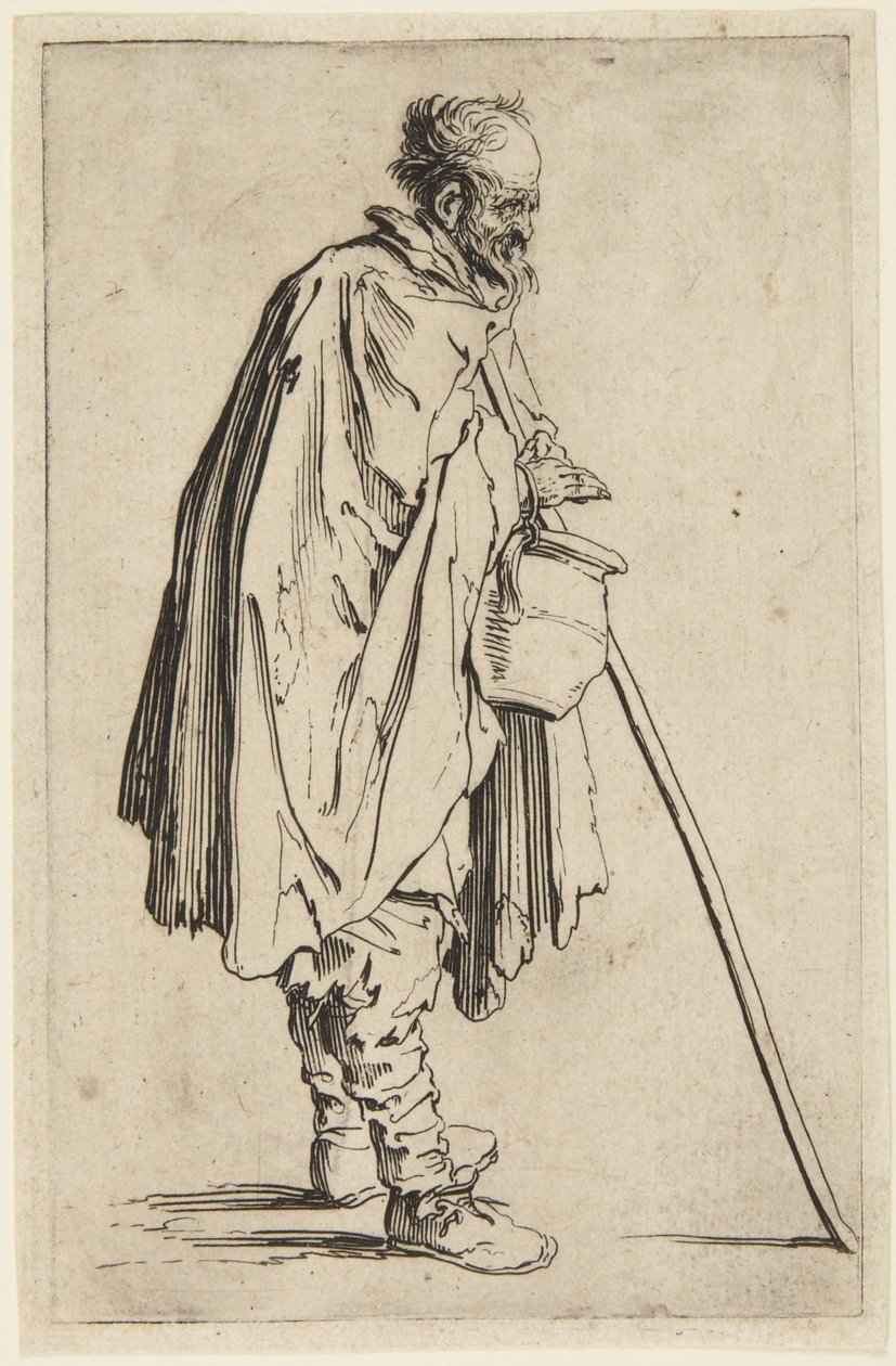The Beggar with the Foot-Warmer by Jacques Callot