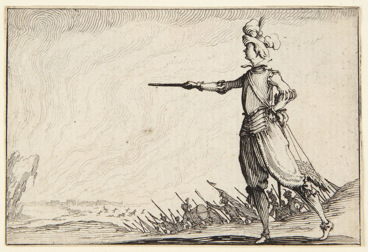 The Commander on Foot by Jacques Callot