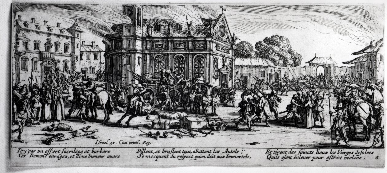 The Destruction of a Monastery, plate 6 from 