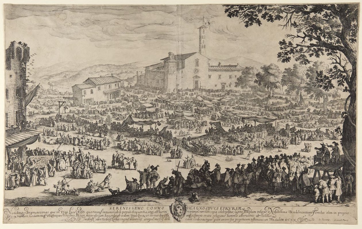 The Fair at Impruneta by Jacques Callot