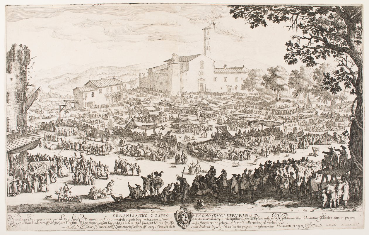 The Fair at L’Impruneta by Jacques Callot