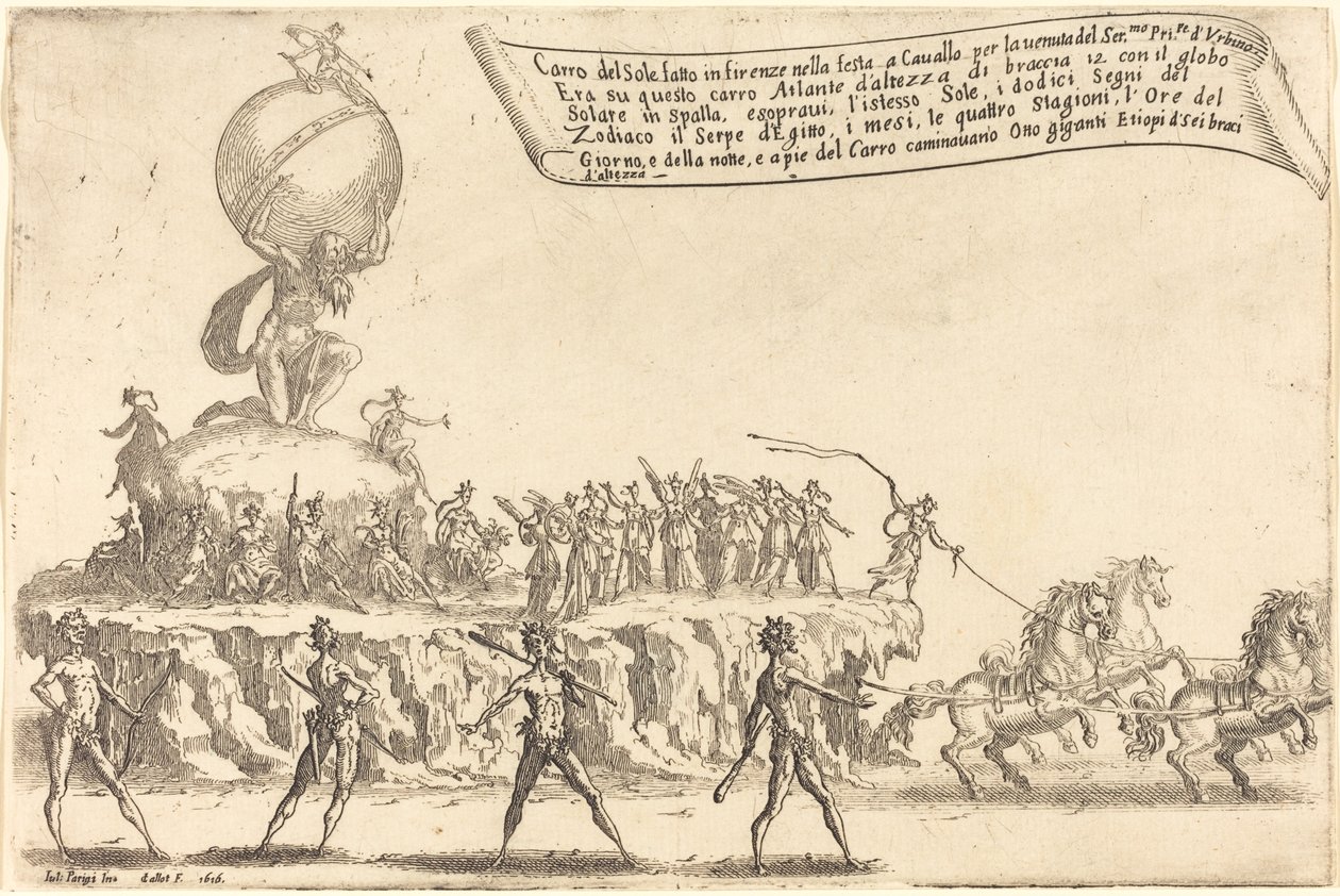 The Float of the Sun by Jacques Callot
