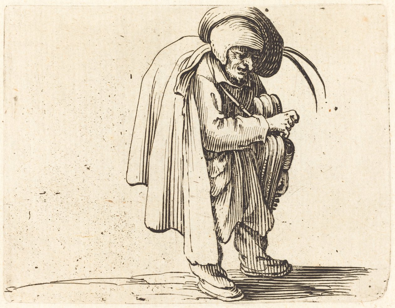 The Hurdy-Gurdy Player by Jacques Callot