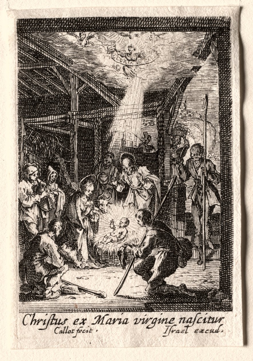 The Life of the Virgin: The Nativity by Jacques Callot