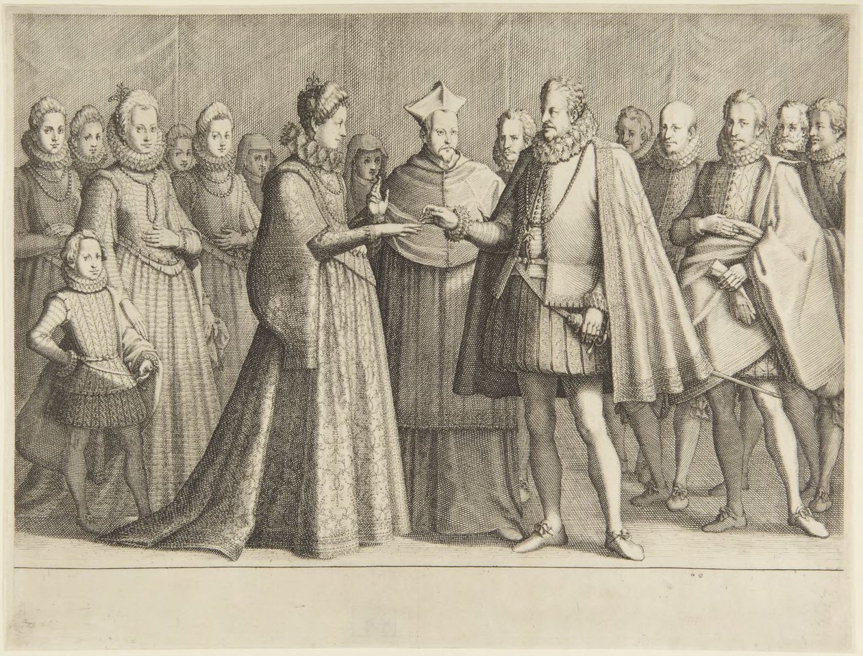 The Marriage of Ferdinand I by Jacques Callot