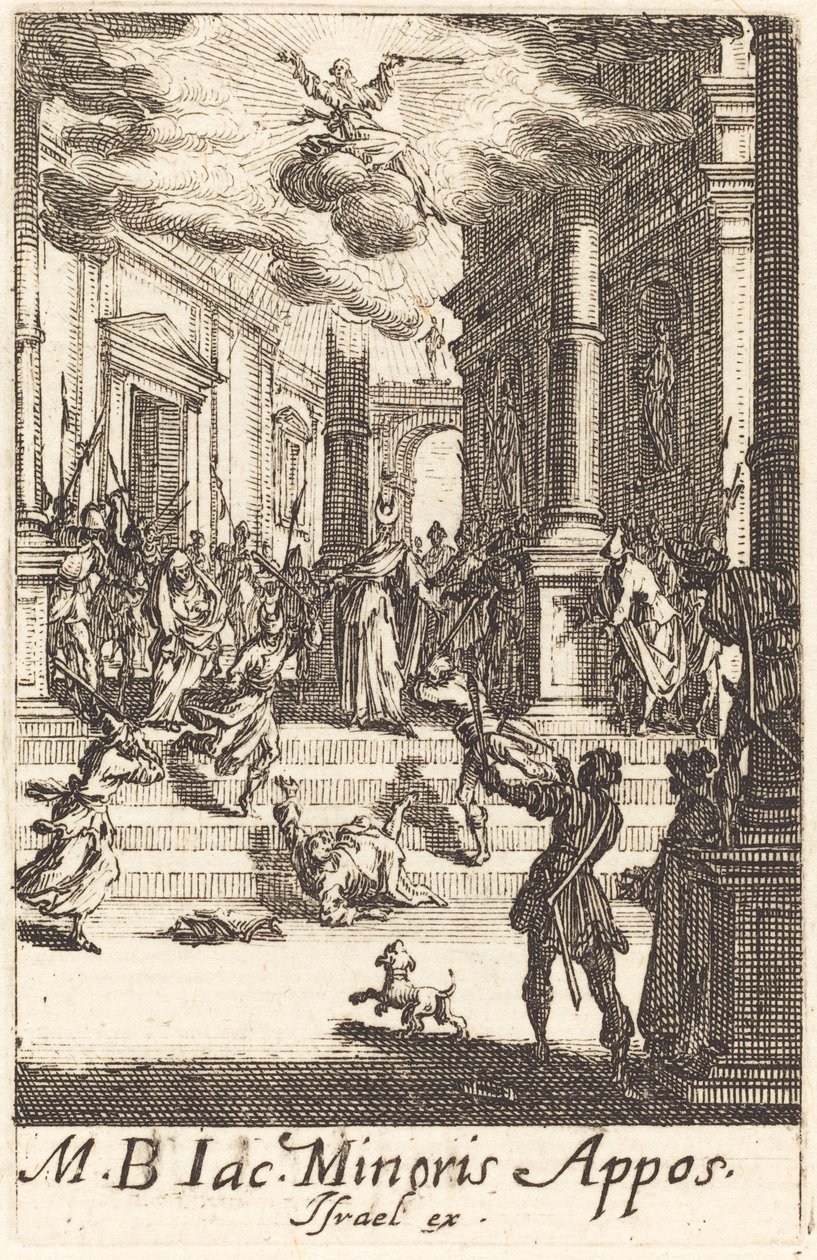 The Martyrdom of Saint James Minor by Jacques Callot