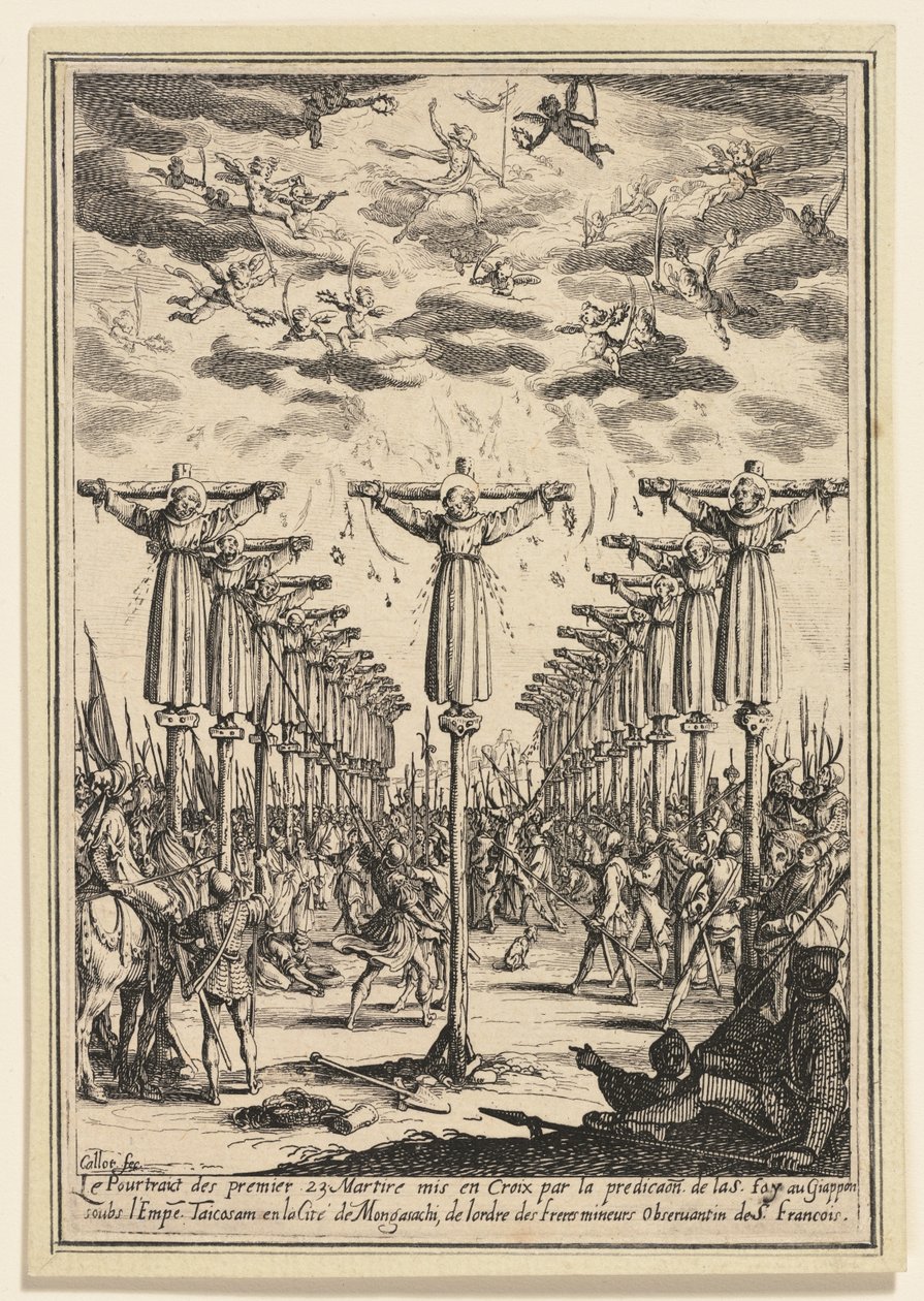 The Martyrs of Japan by Jacques Callot
