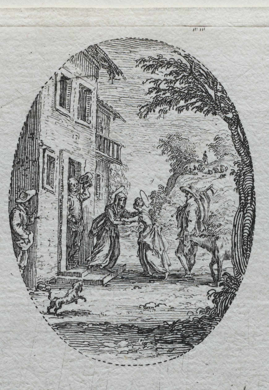 The Mysteries of the Passion: The Visitation by Jacques Callot