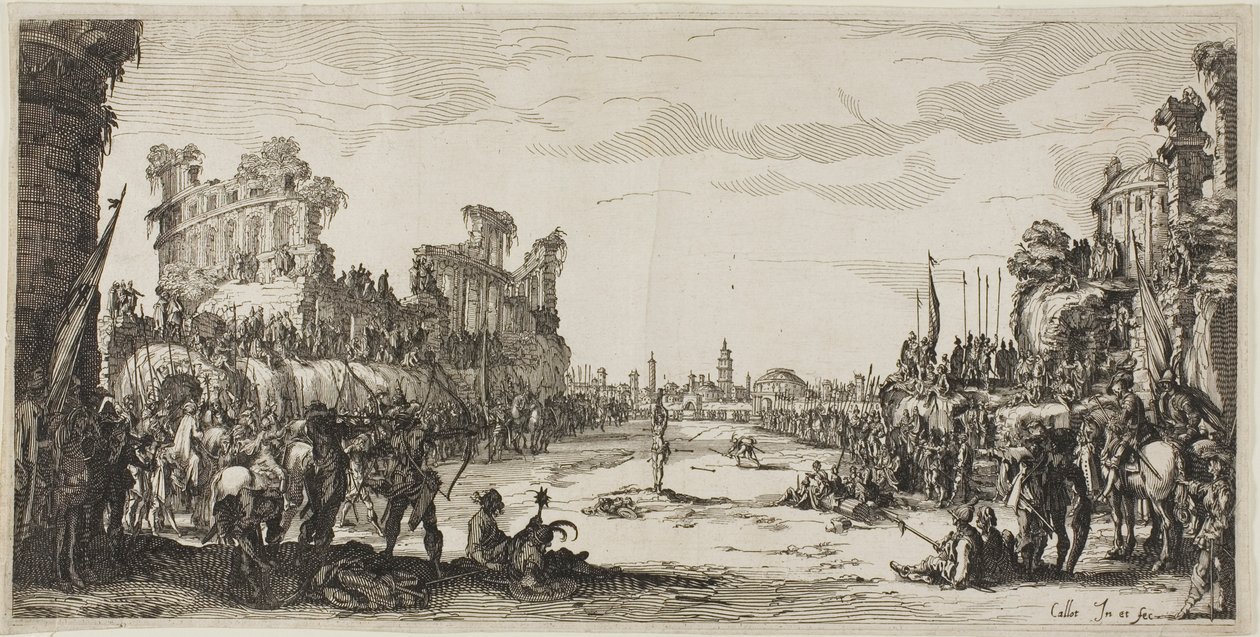 The Ordeal by Arrows (Saint Sebastian) by Jacques Callot