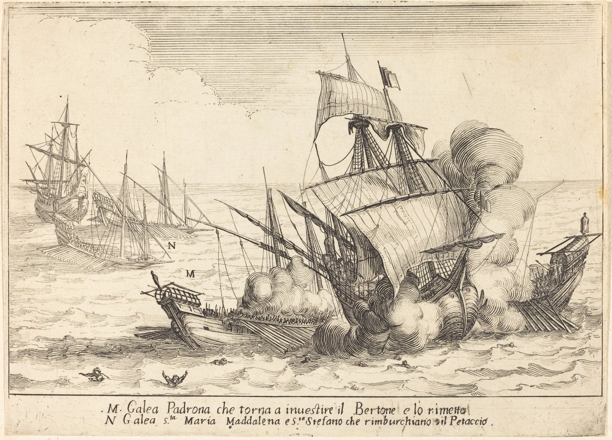 The Prize, 1617 by Jacques Callot