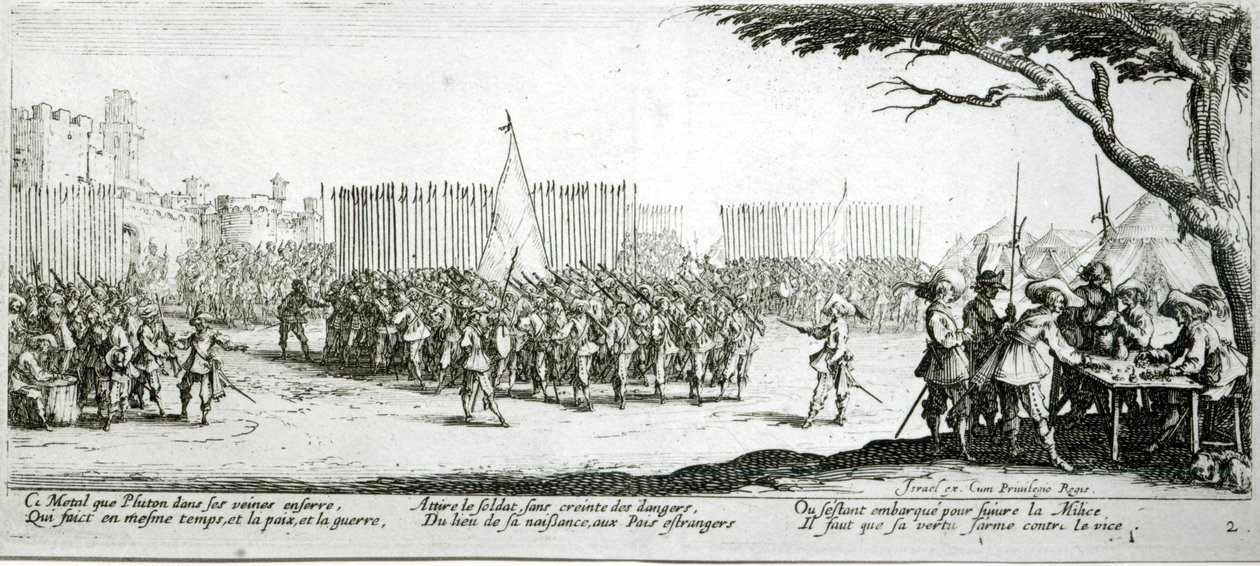 The Raising of an Army, plate 2 from 