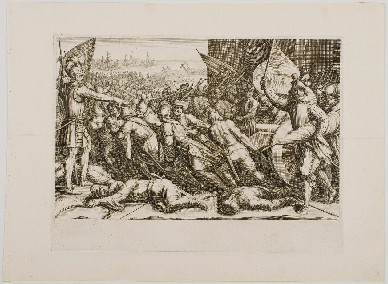 The Re-embarkation of Troops, from the series “The Life of Ferdinand de Medici” by Jacques Callot