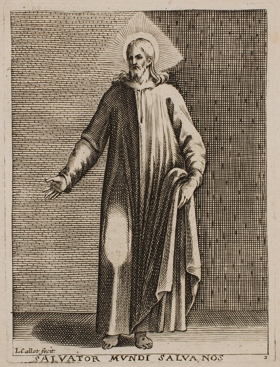 The Savior of the World, from the series “Pictures of Rome” by Jacques Callot