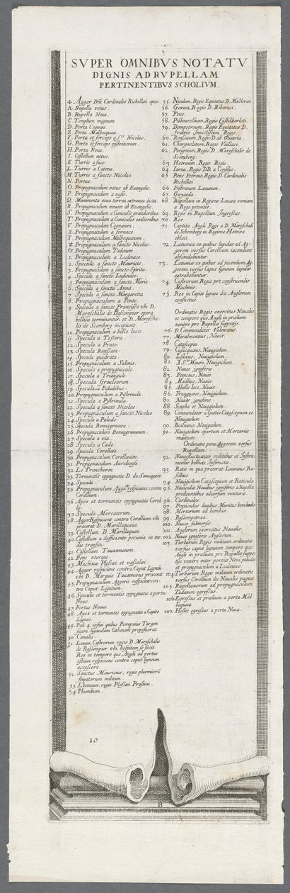 The Siege of La Rochelle: Plate 13 by Jacques Callot