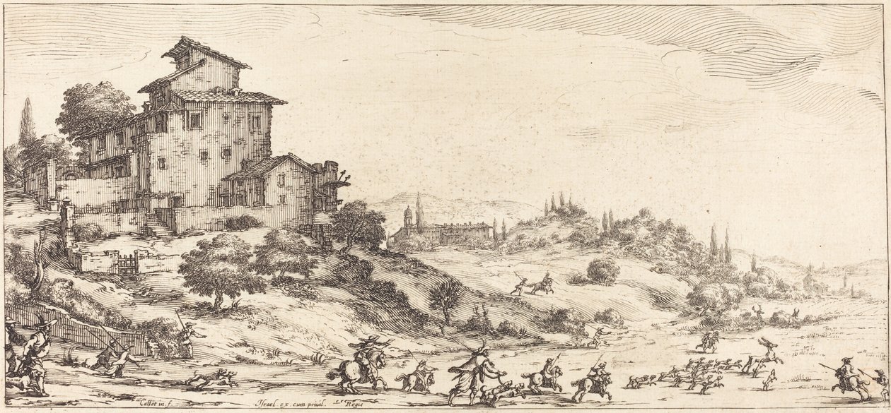 The Stag Hunt by Jacques Callot: Buy fine art print