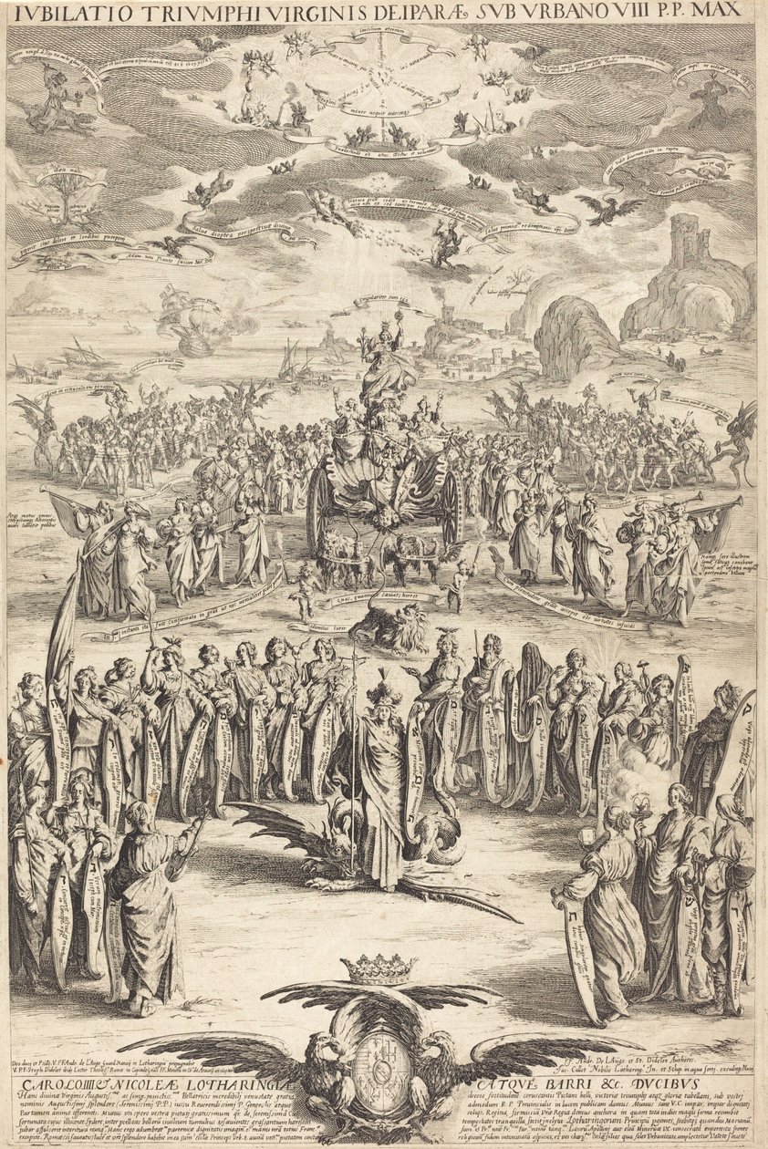 The Triumph of the Virgin by Jacques Callot