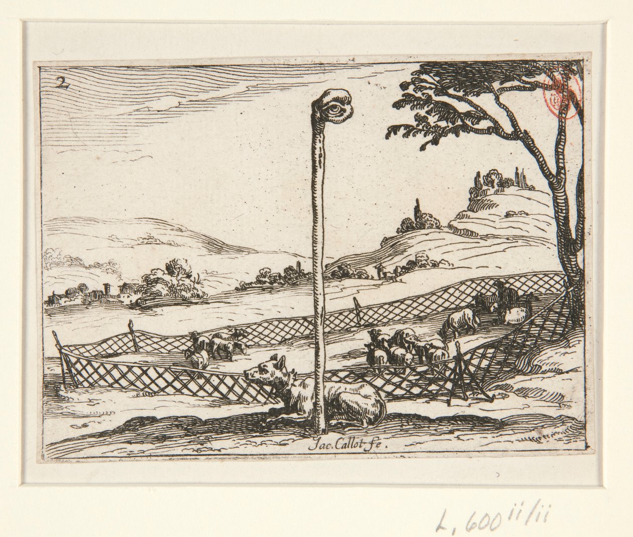 The Vigilant Eye - no. 2 from the series by Jacques Callot