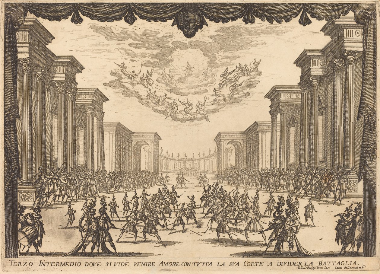 Third Intermezzo, 1617 by Jacques Callot