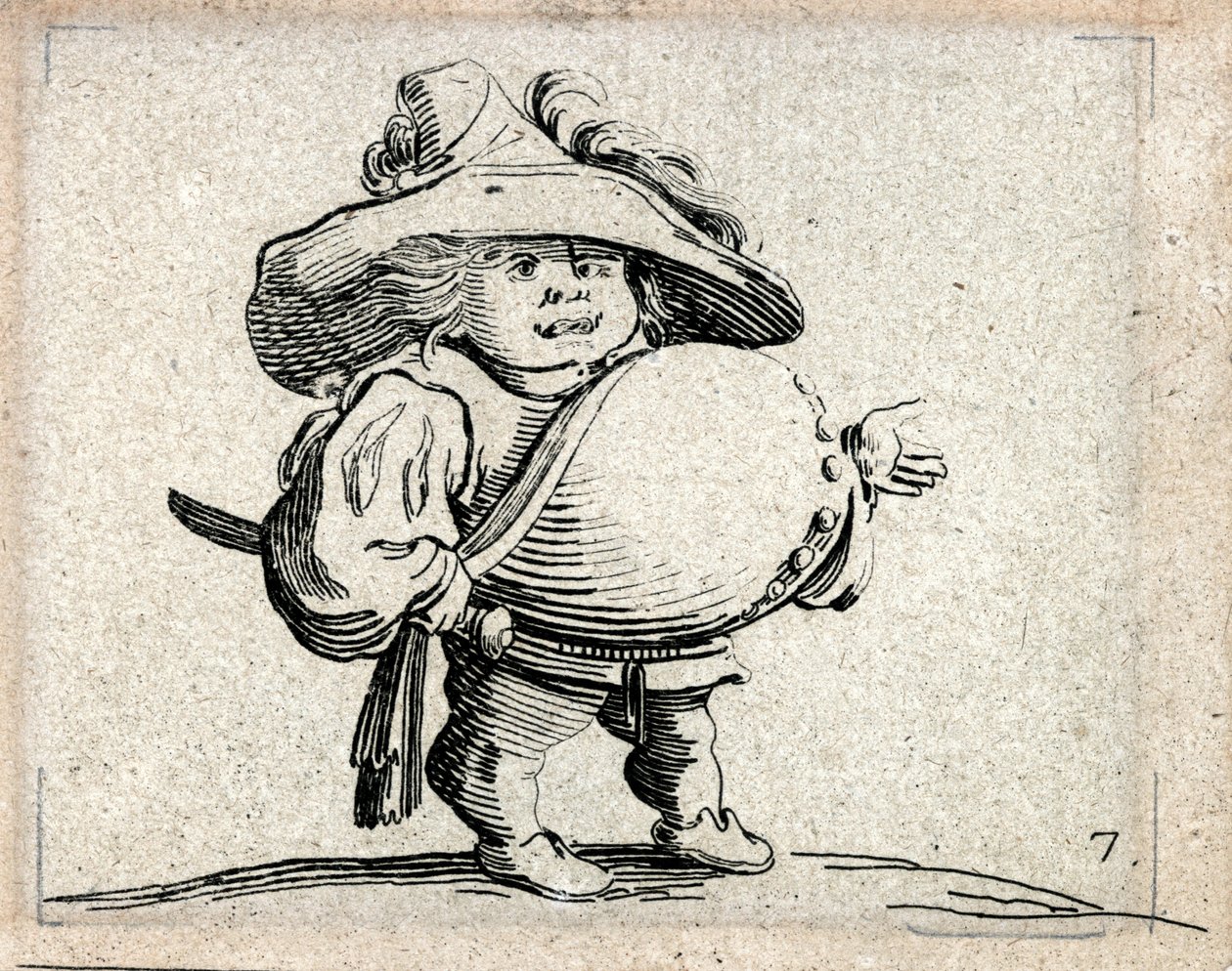 Varie Figure Gobbi by Jacques Callot