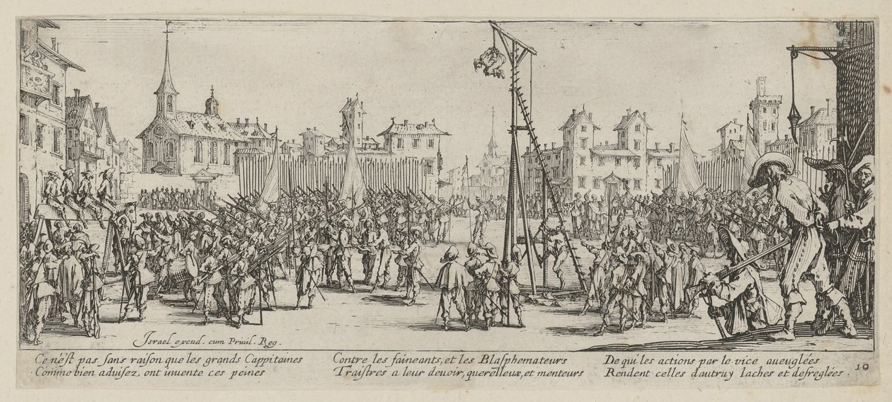 Gallows, Plate 10 from the Series 
