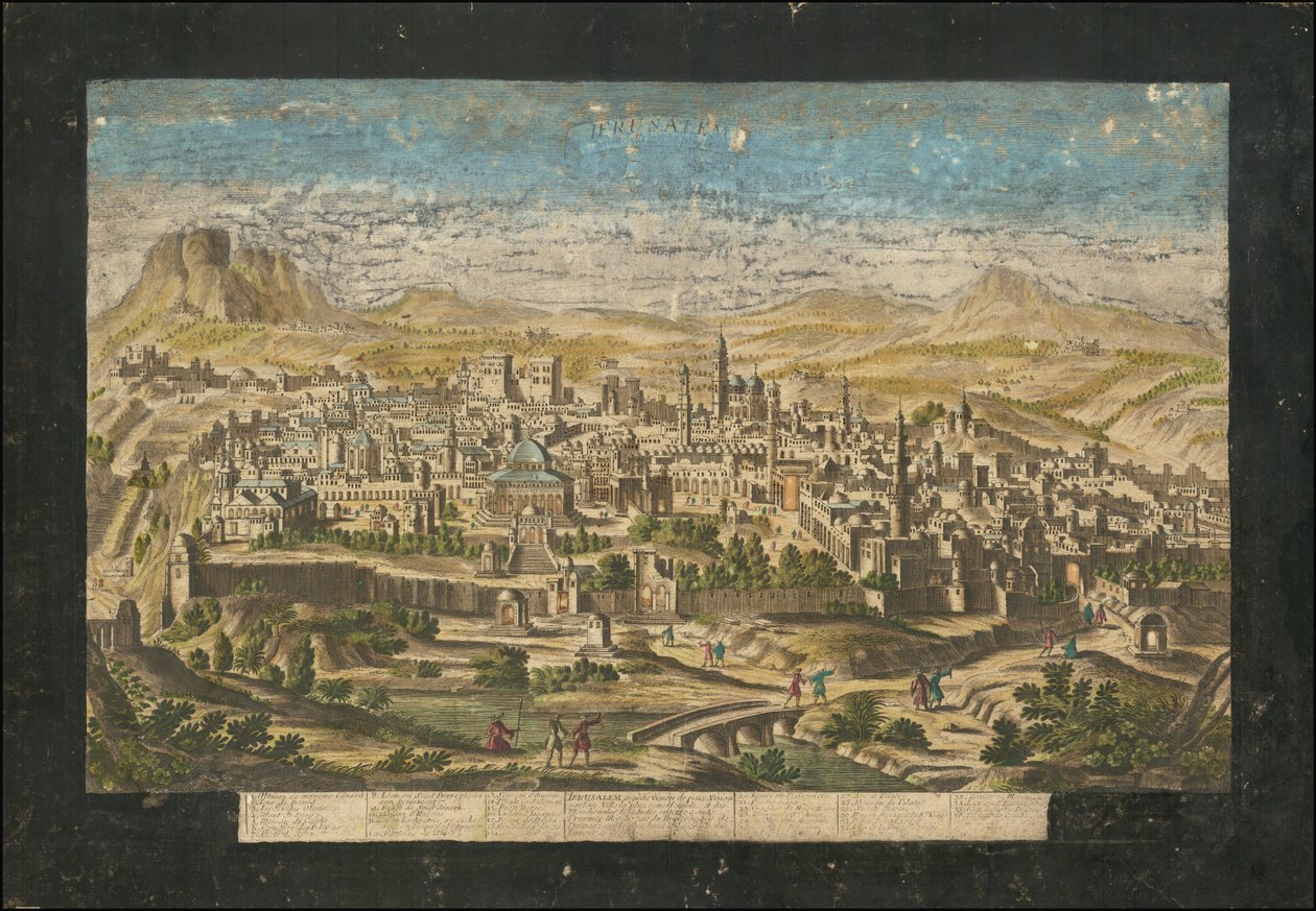 Jerusalem, as it is now by Jacques Chéreau
