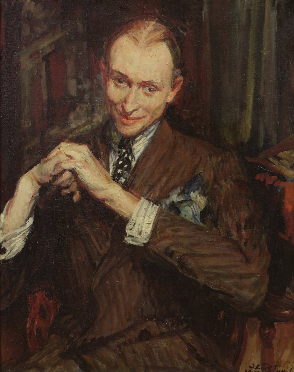Portrait of J. Raulet by Jacques Emile Blanche