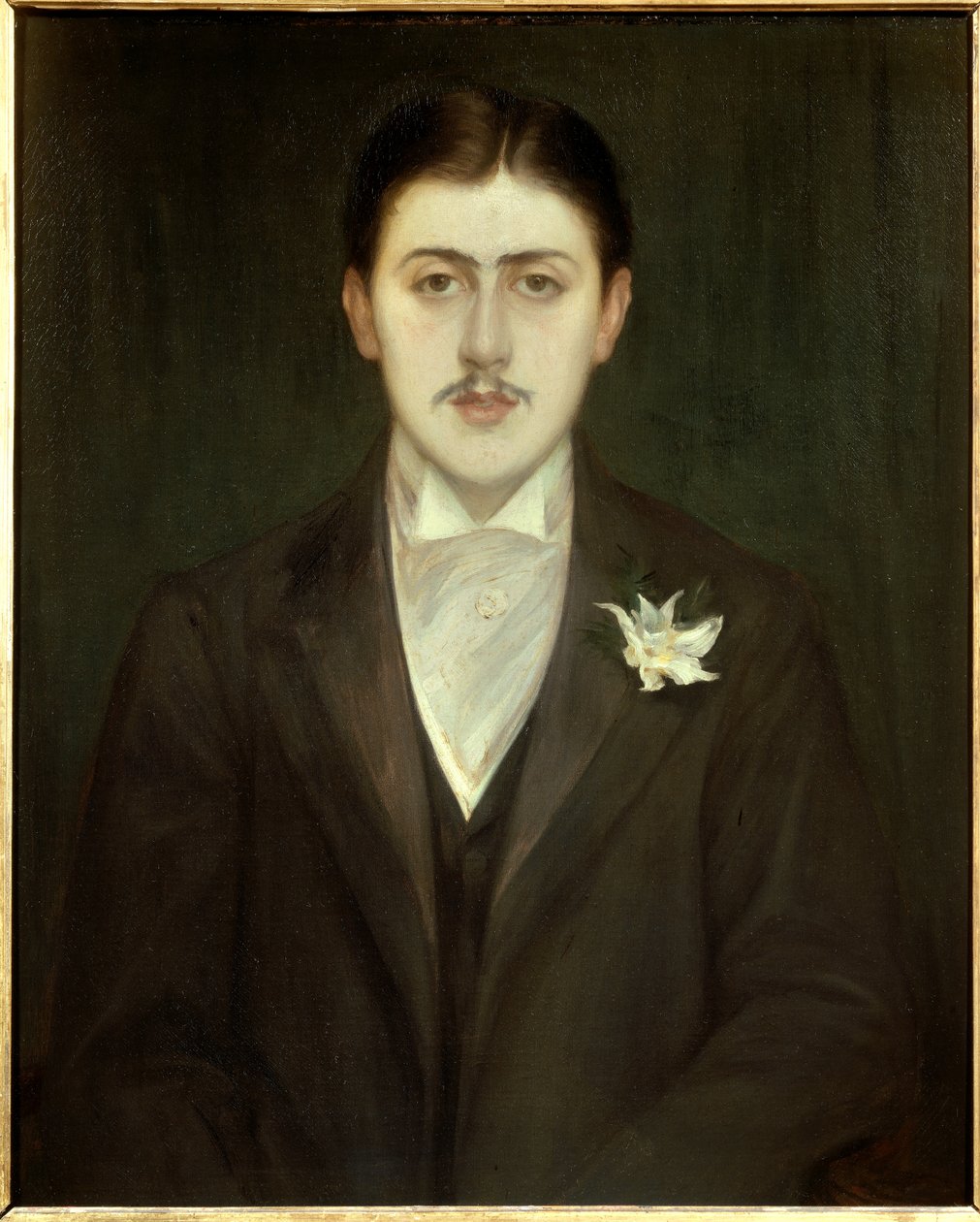 Portrait of Marcel Proust by Jacques Emile Blanche