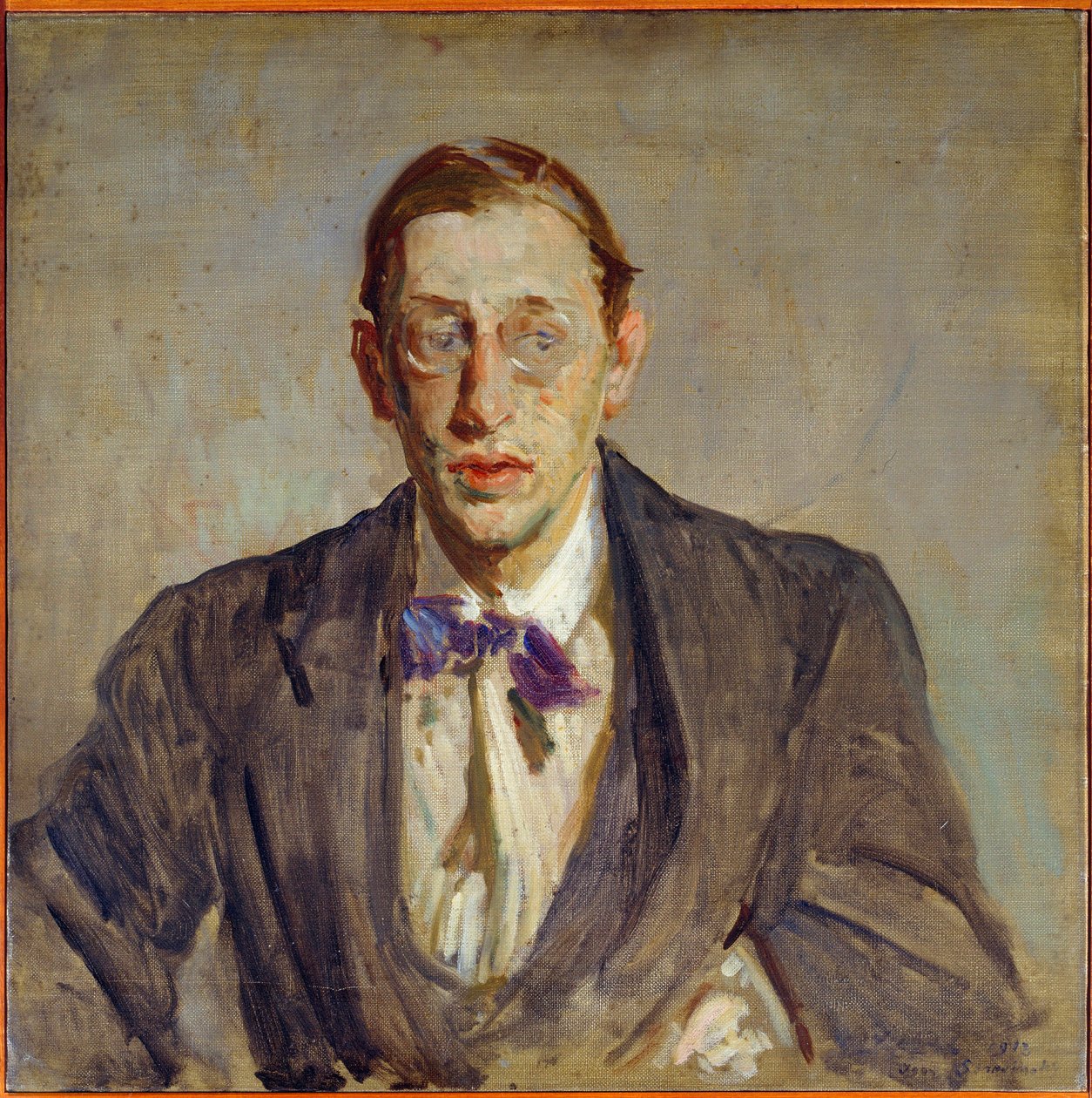 Study for the Portrait of the Composer Igor Stravinsky by Jacques-Emile Blanche