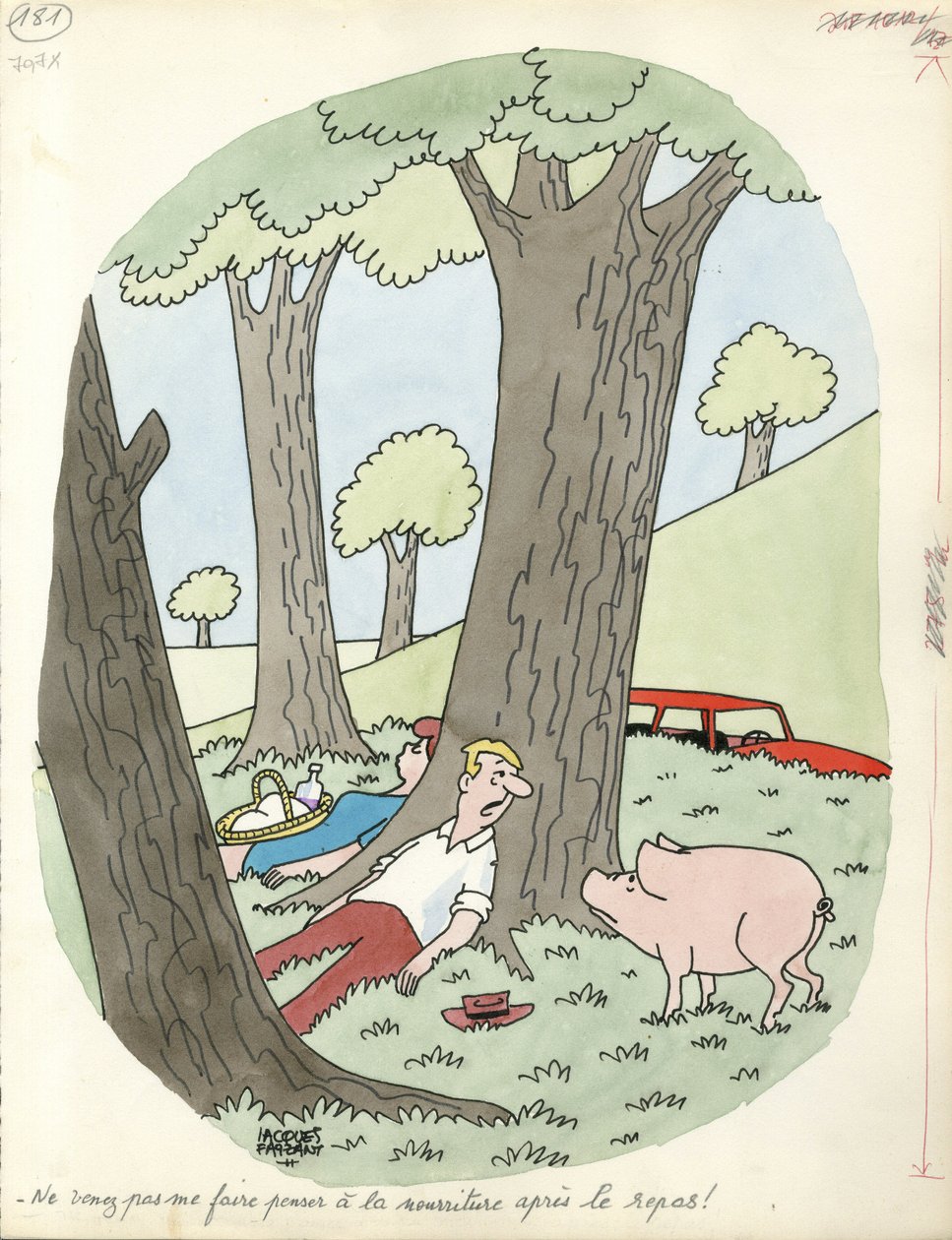 Days of France, Satirical in Colours by Jacques Faizant