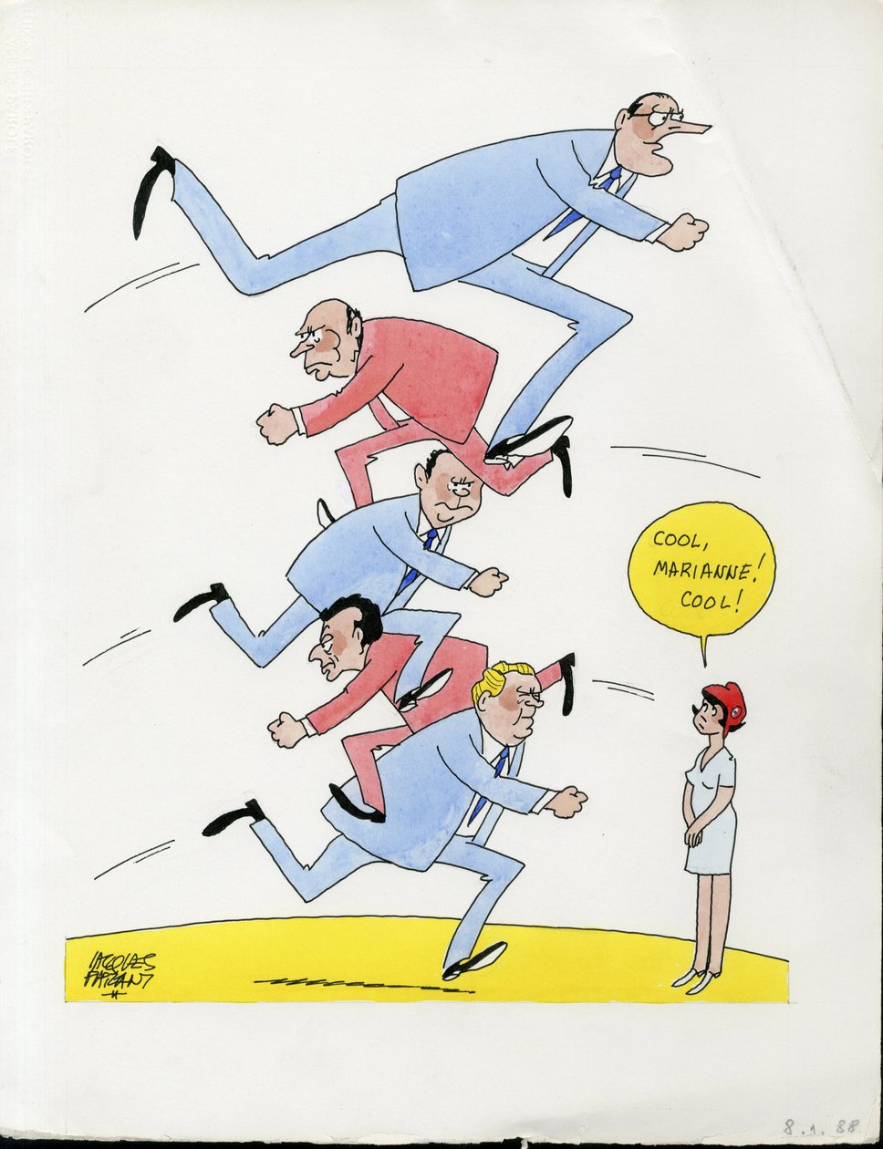 Days of France, Satirical in Colours by Jacques Faizant
