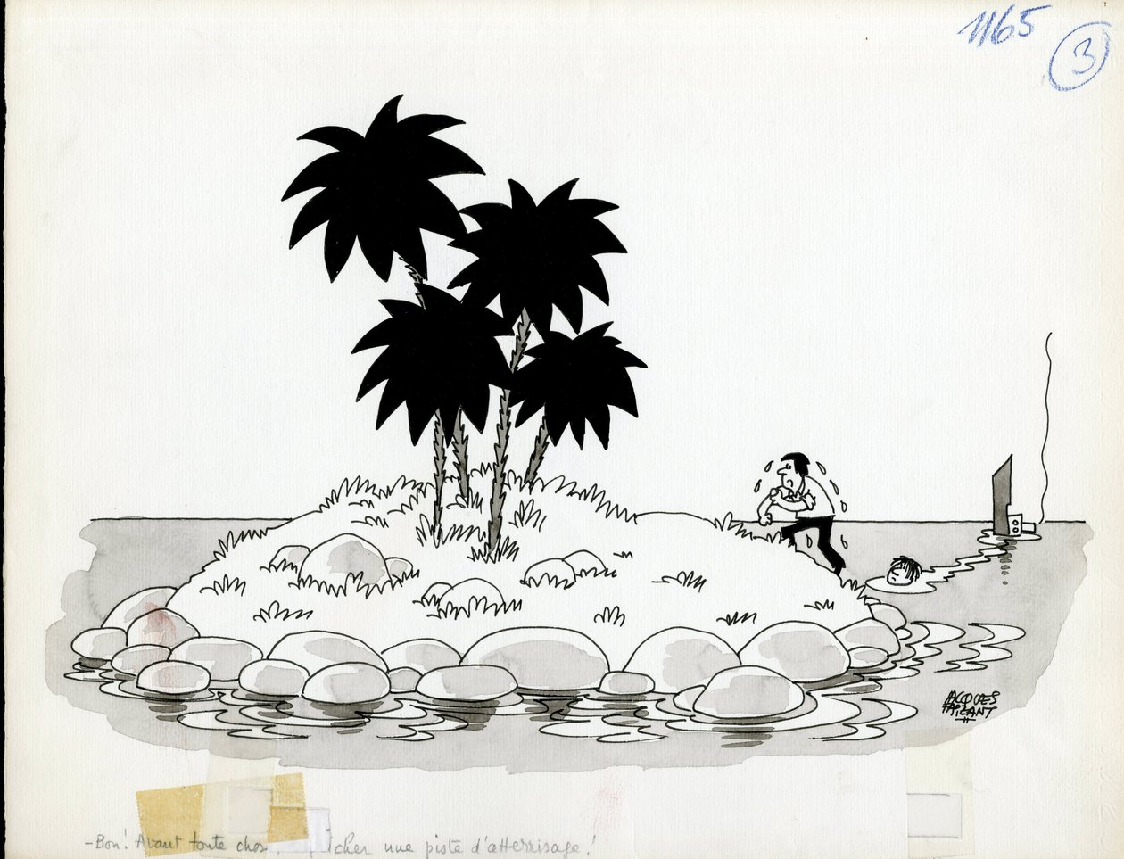 Days of France, Satirical in Black & White by Jacques Faizant