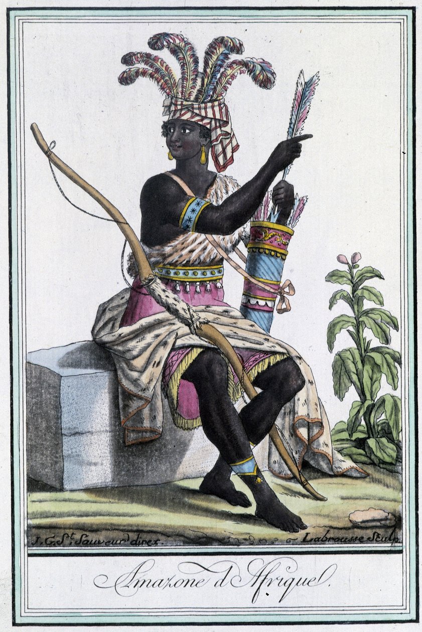 African Amazon - in 'Encyclopedia of Travels' by Grasset St Sauveur, ed ...
