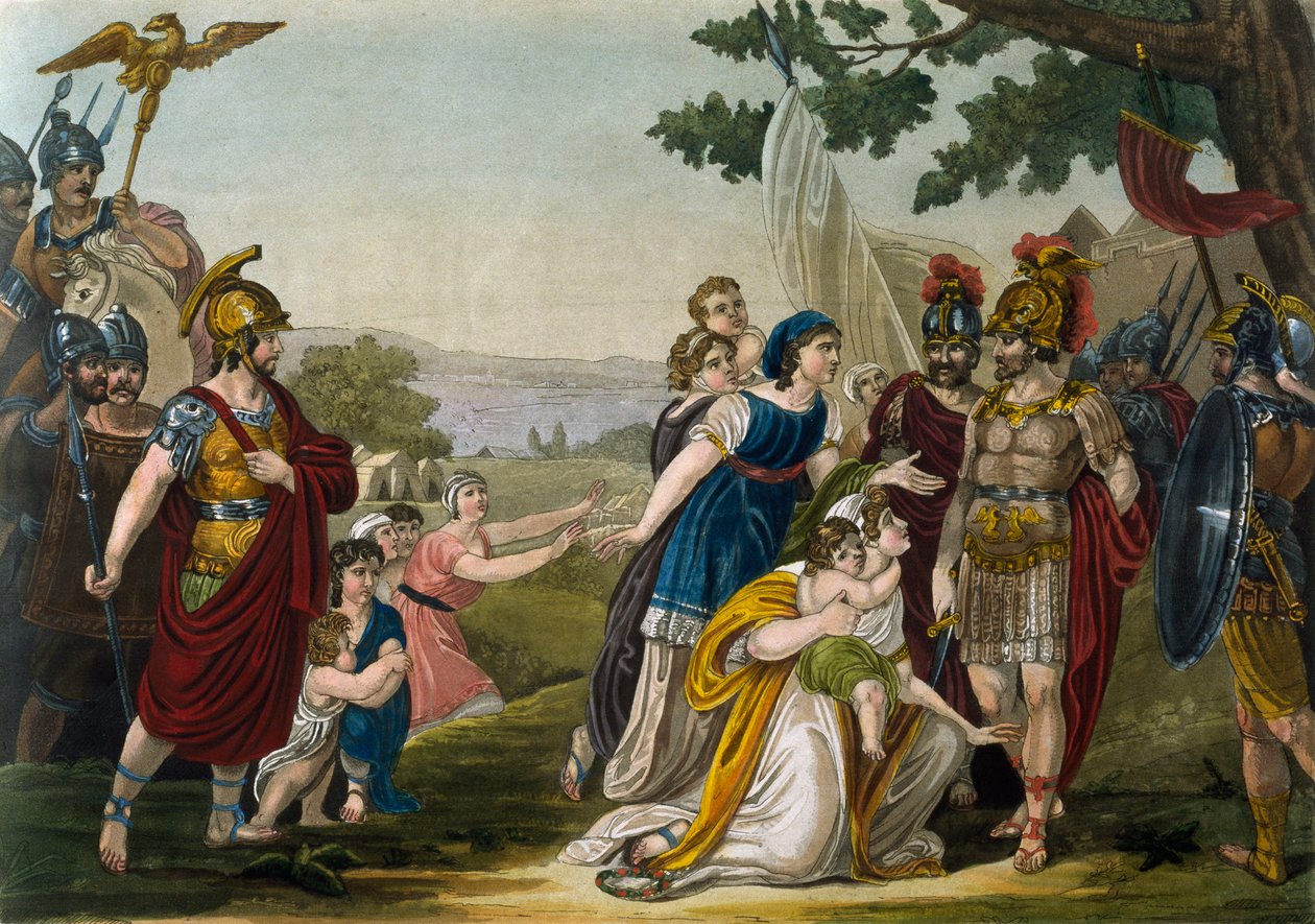 Rape of Sabine Women by Jacques Grasset de Saint-Sauveur