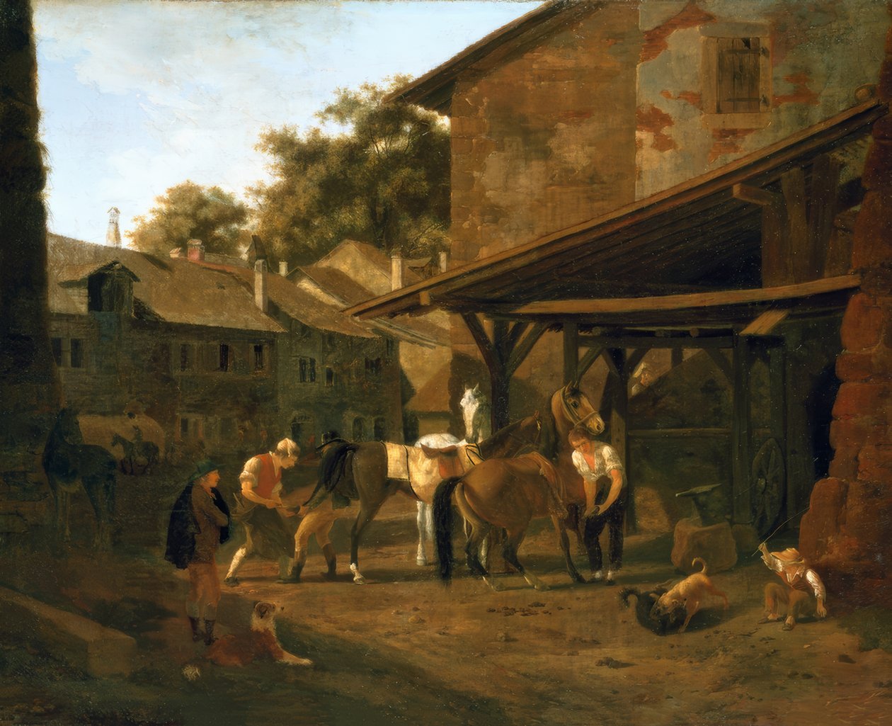 The Forge of Lausanne by Jacques-Laurent Agasse