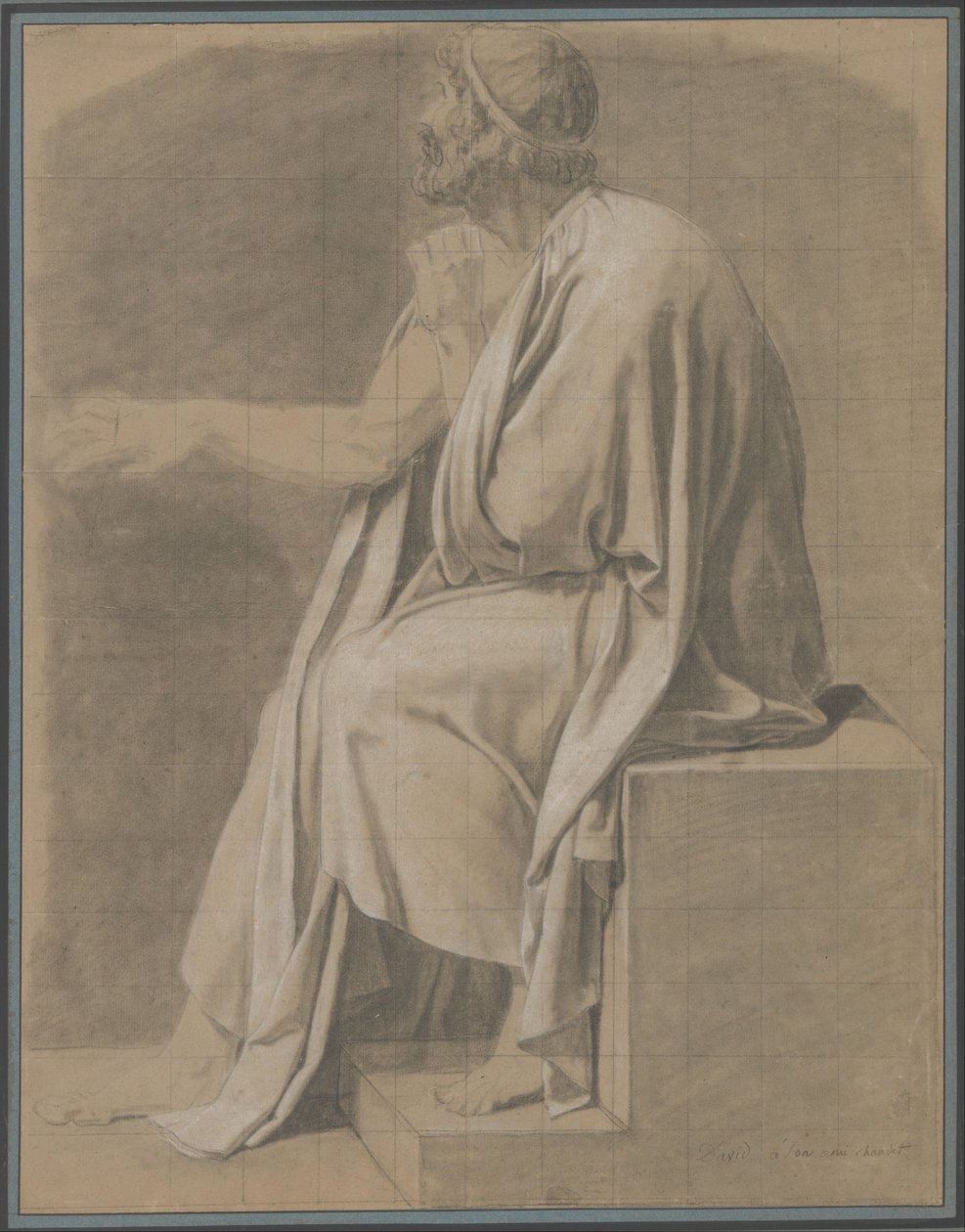 Crito by Jacques Louis David