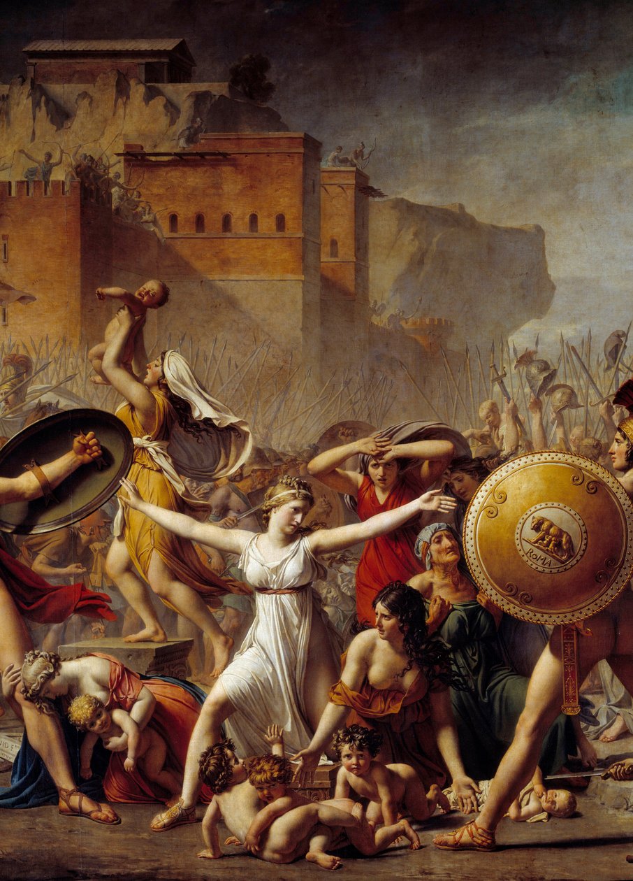The Sabines (detail) by Jacques Louis David