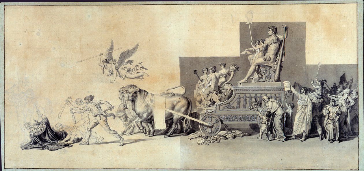 The Triumph of the French People by Jacques Louis David